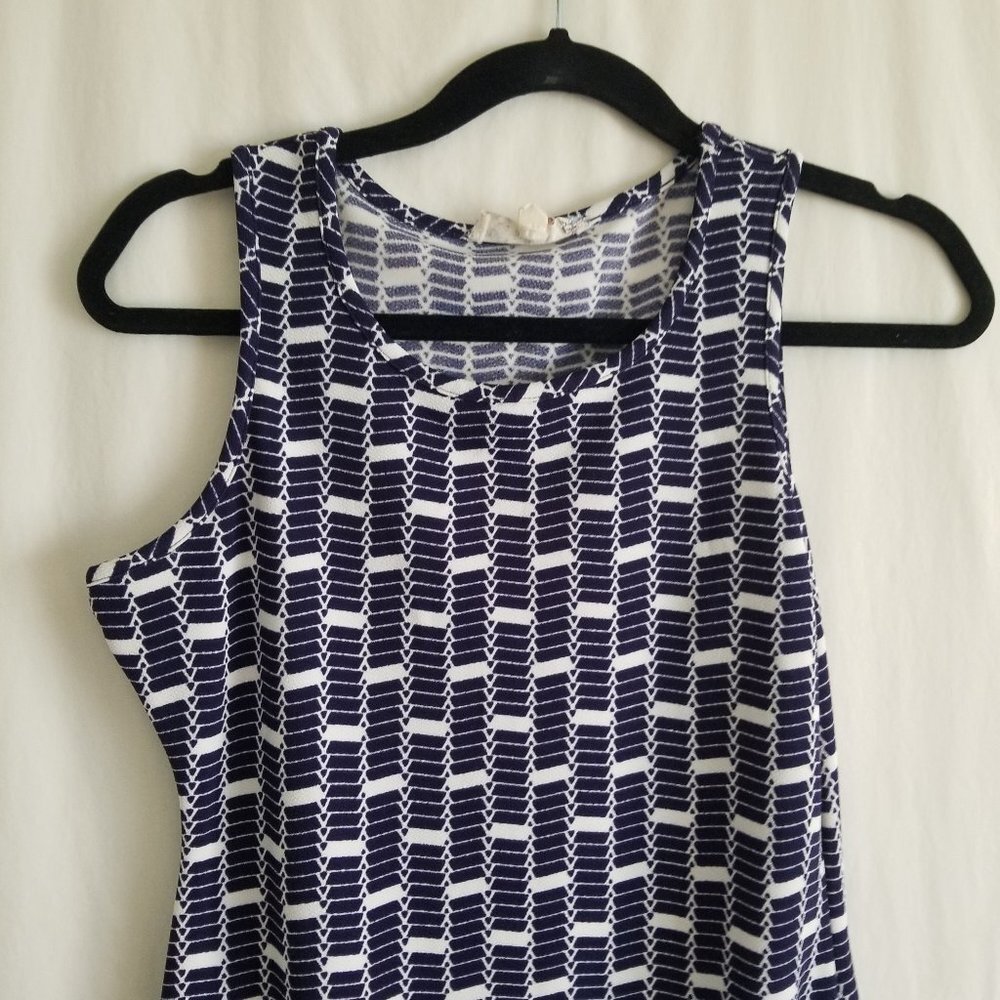 Pink Republic striped detail sleeveless dress size M (110) - Picture 3 of 7